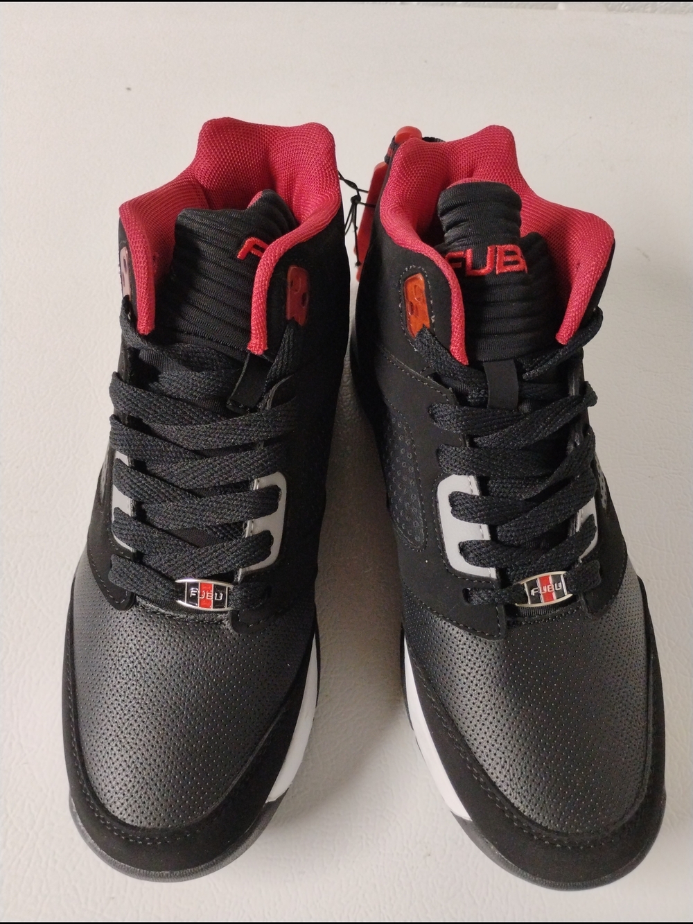 FUBU Black & Red High-Top Sneakers